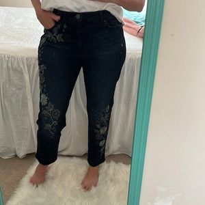 Blue denim jeans Bandolino size 14 Missy KARYN